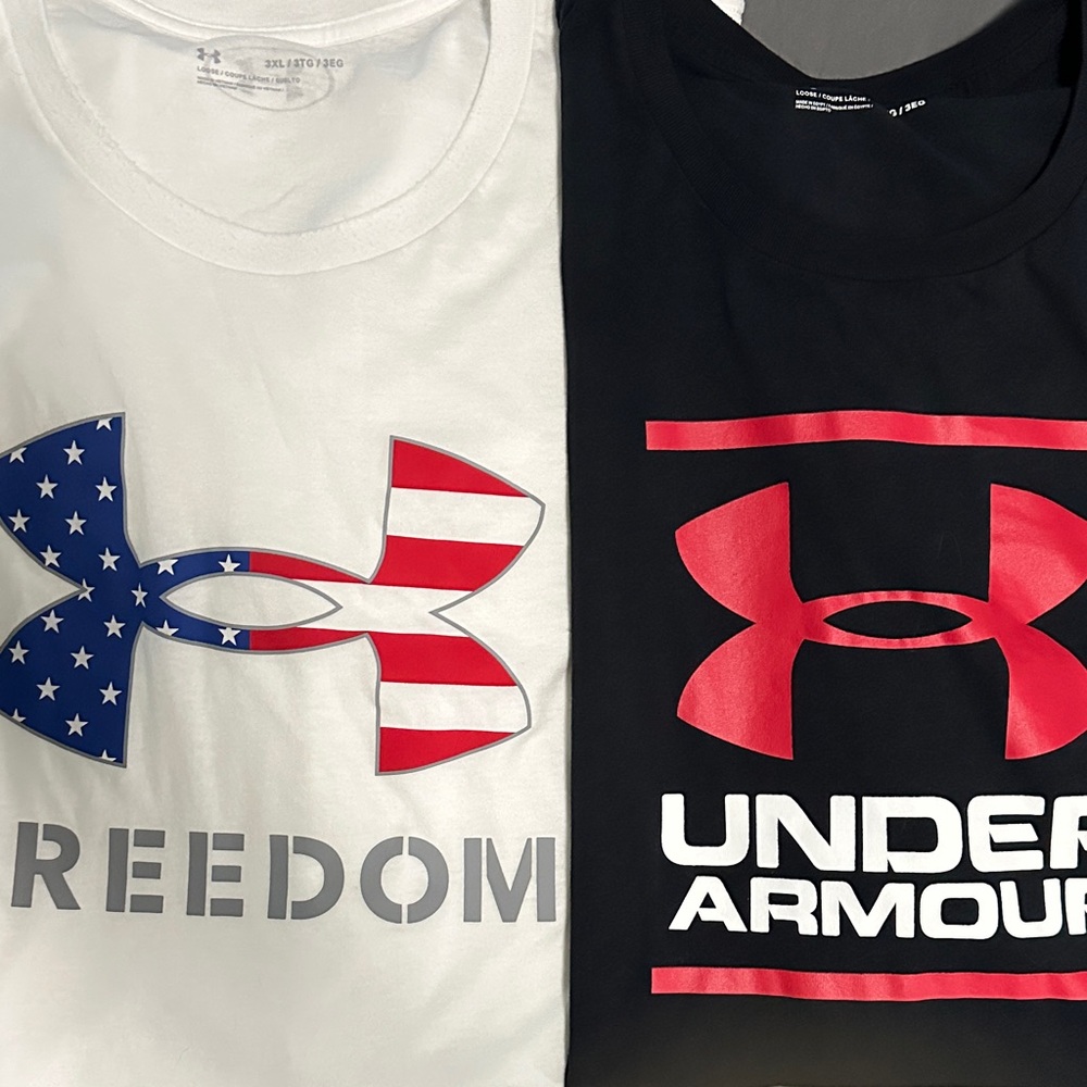(2) Under Armour Men’s T-shirts 3XL